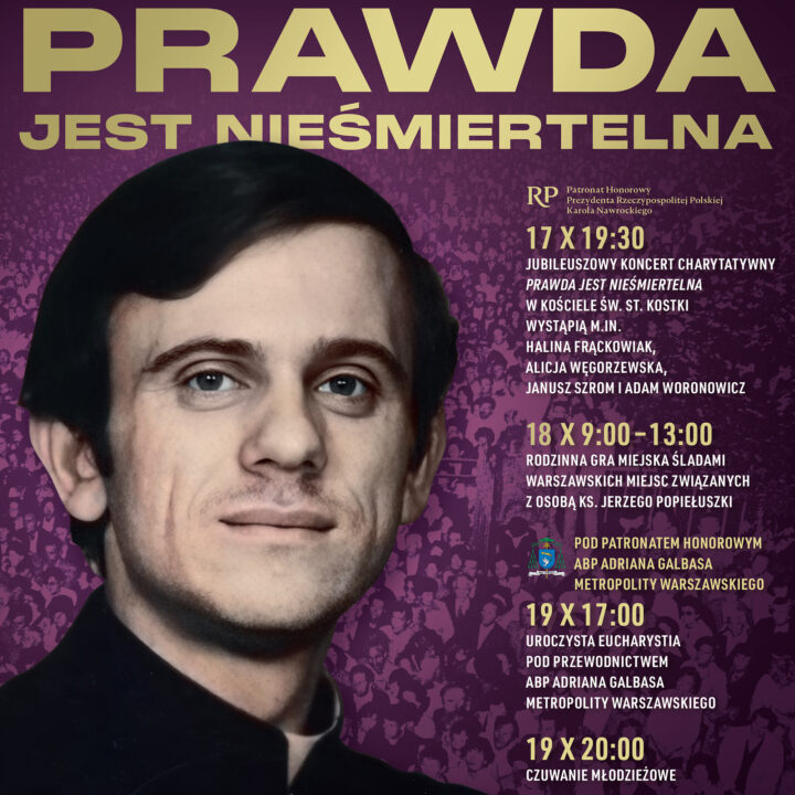 Organizacja obchodów 41. rocznicy śmierci bł. ks. Jerzego Popiełuszki