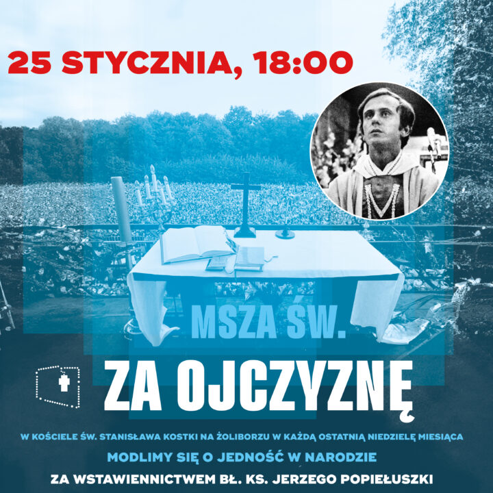 Msza za Ojczyznę 25 stycznia